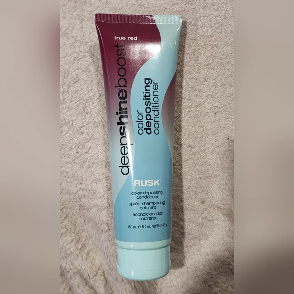 Rusk Deepshine Boost Color Depositing Conditioner - True Red New Professional